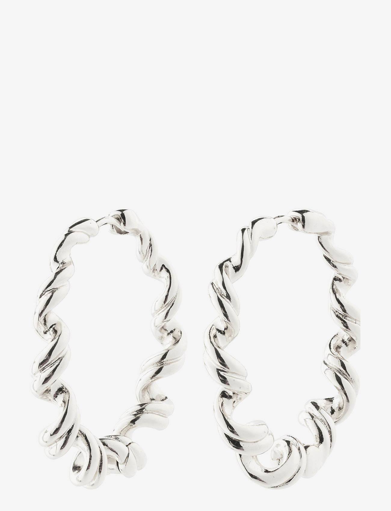 Pilgrim - LARISA earrings silver-plated - hoops - silver plated - 1