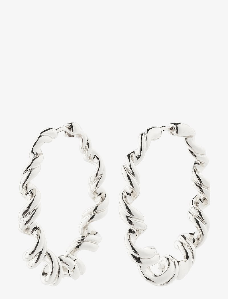 Pilgrim - LARISA earrings silver-plated - hoops - silver plated - 1