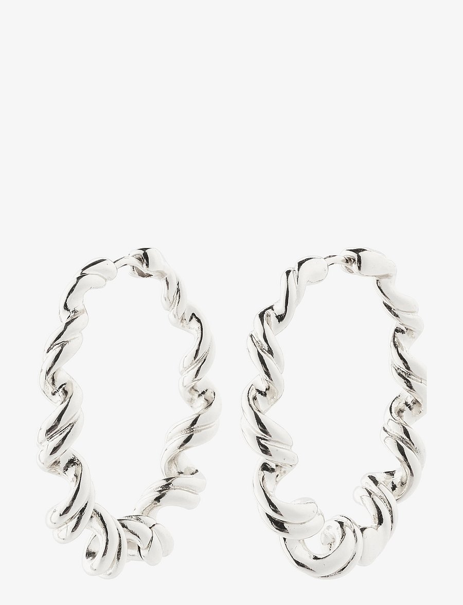 Pilgrim - LARISA earrings silver-plated - rõngad - silver plated - 1
