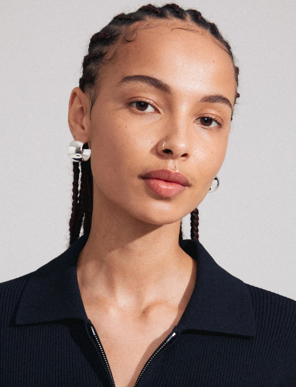 Pilgrim - TALULLA recycled earrings - hoops - silver plated - 0