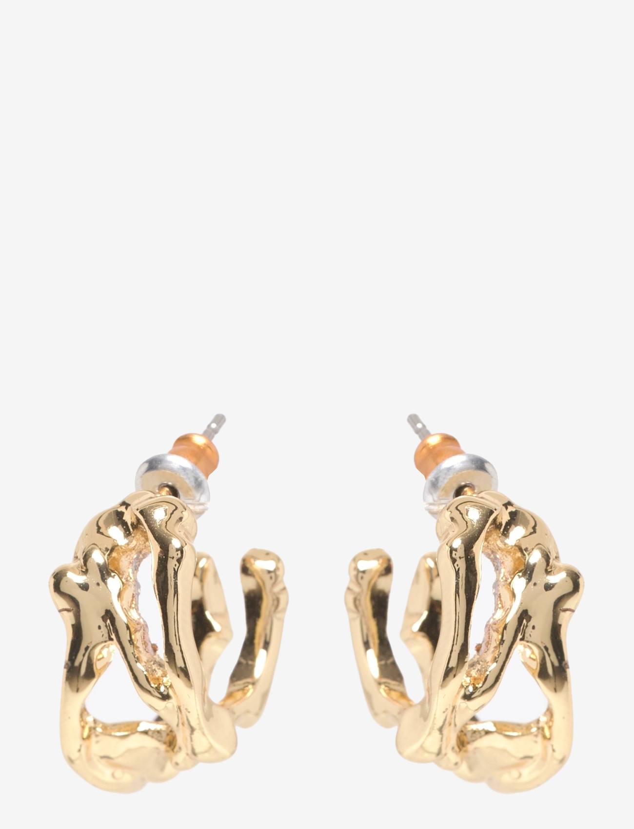 Pilgrim - FOTINI hoop earrings gold-plated - creoler & hoops - gold plated - 0