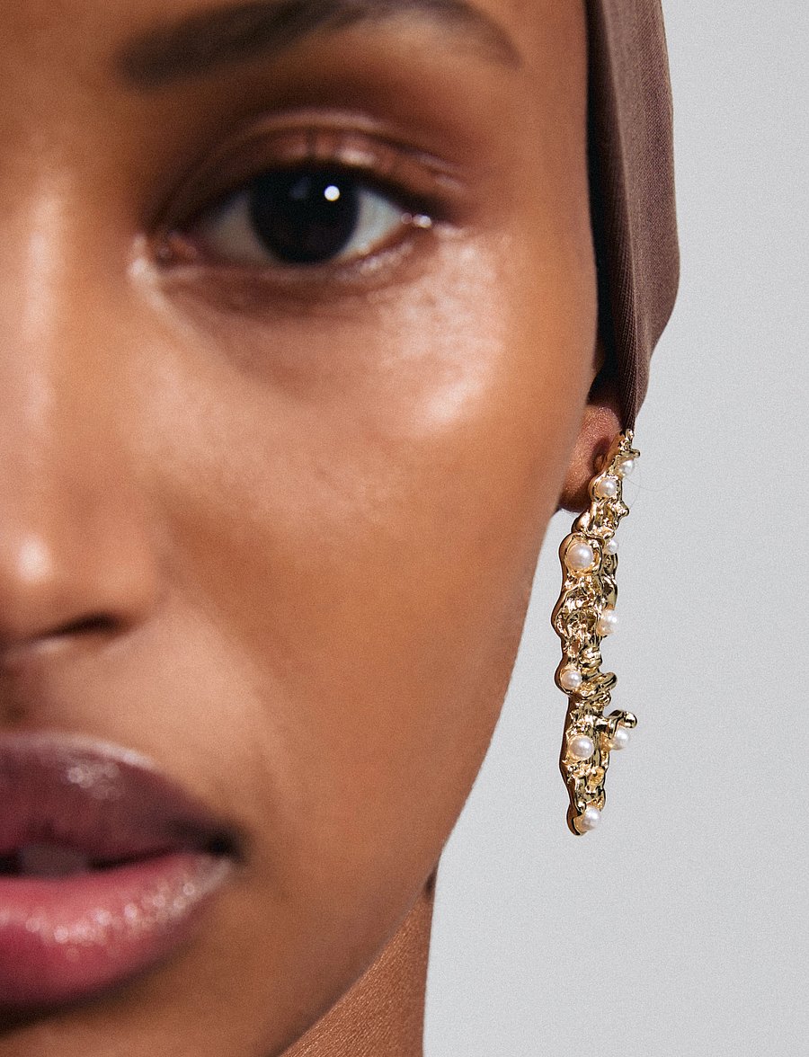 Pilgrim - JUDE earrings gold-plated - pärlitega kõrvarõngad - gold plated - 3