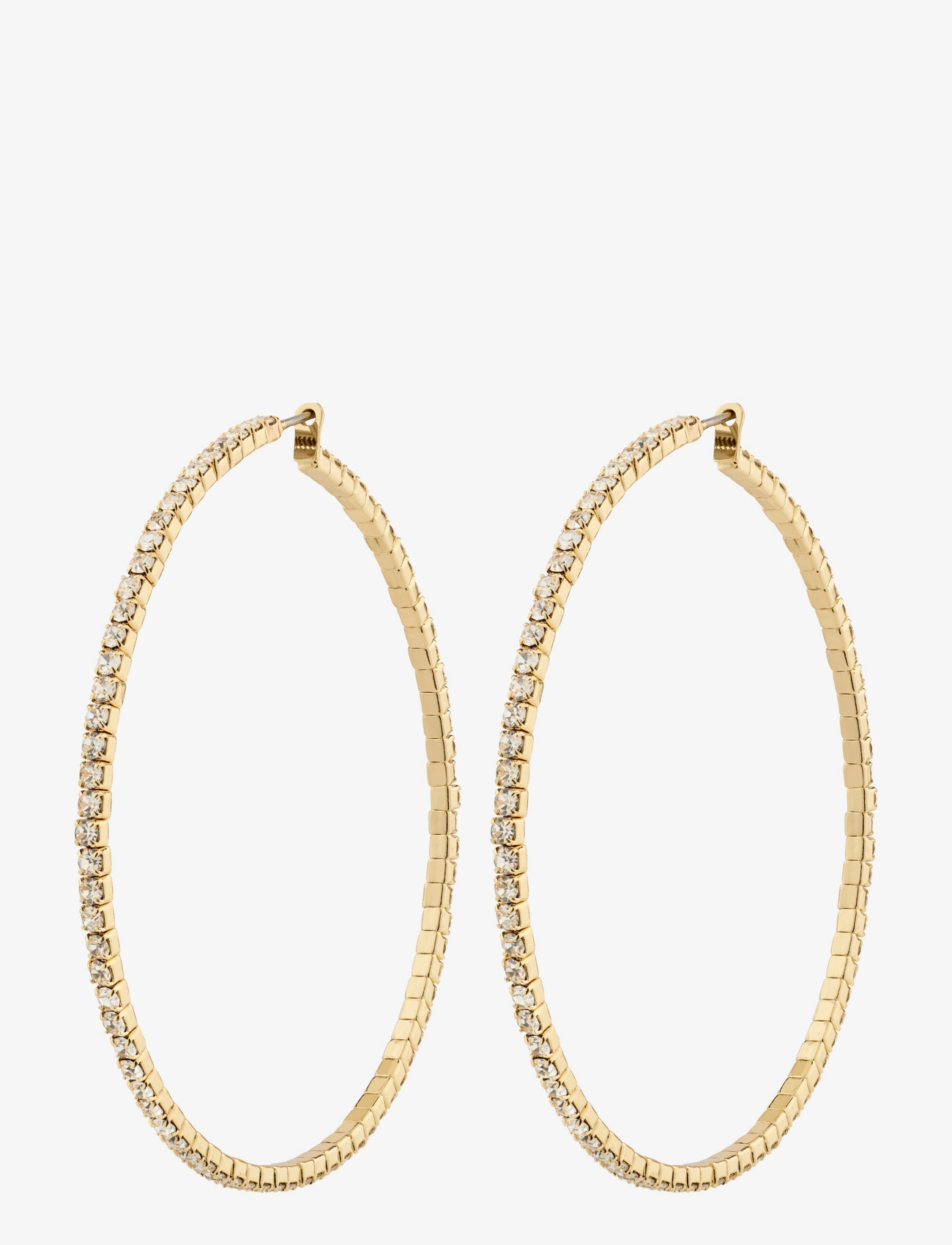 Pilgrim - SIDNEY crystal hoop earrings gold-plated - gold plated - 1