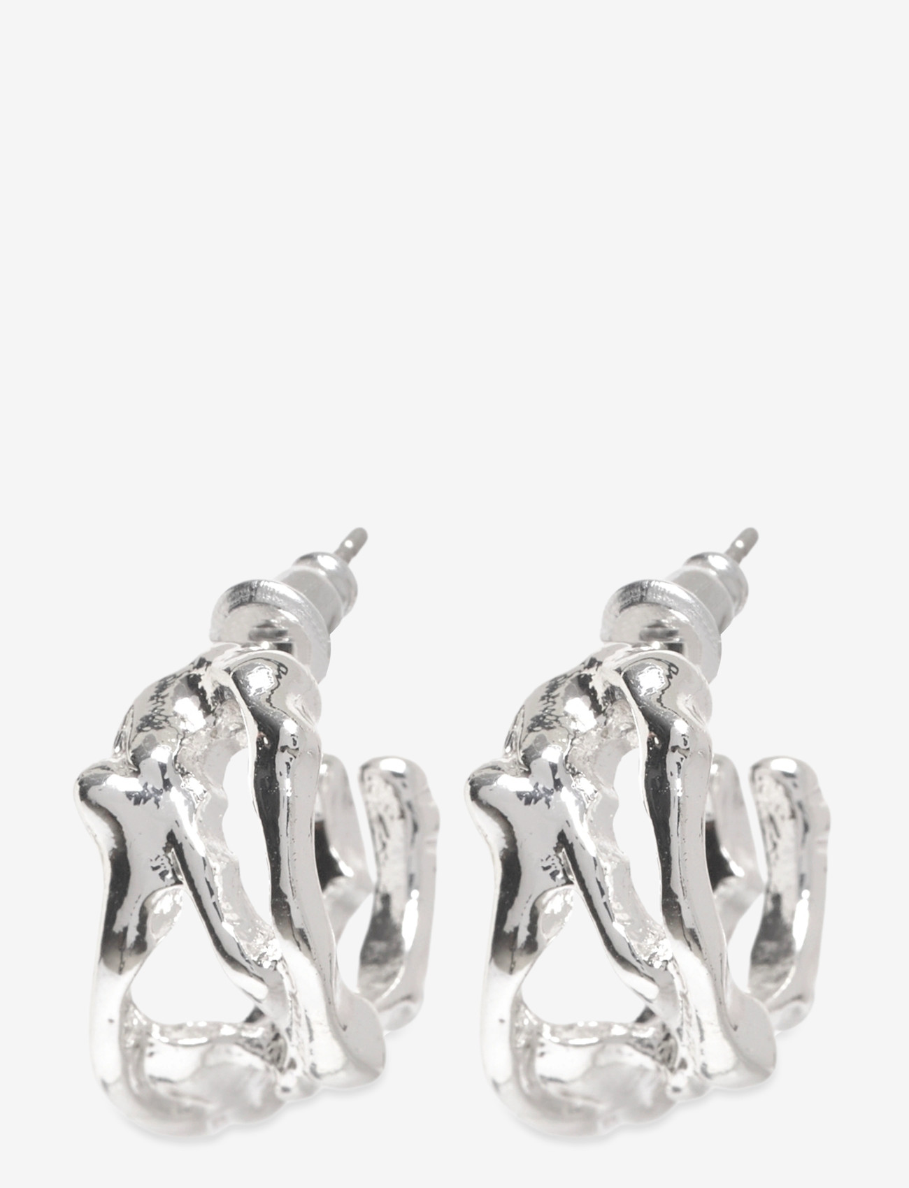 Pilgrim - FOTINI hoop earrings silver-plated - kreolen - silver plated - 0
