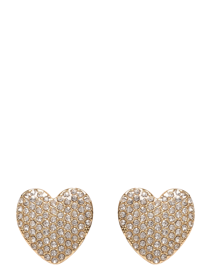 Pilgrim - DUNE heart earrings gold-plated - studs örhängen - gold plated - 0