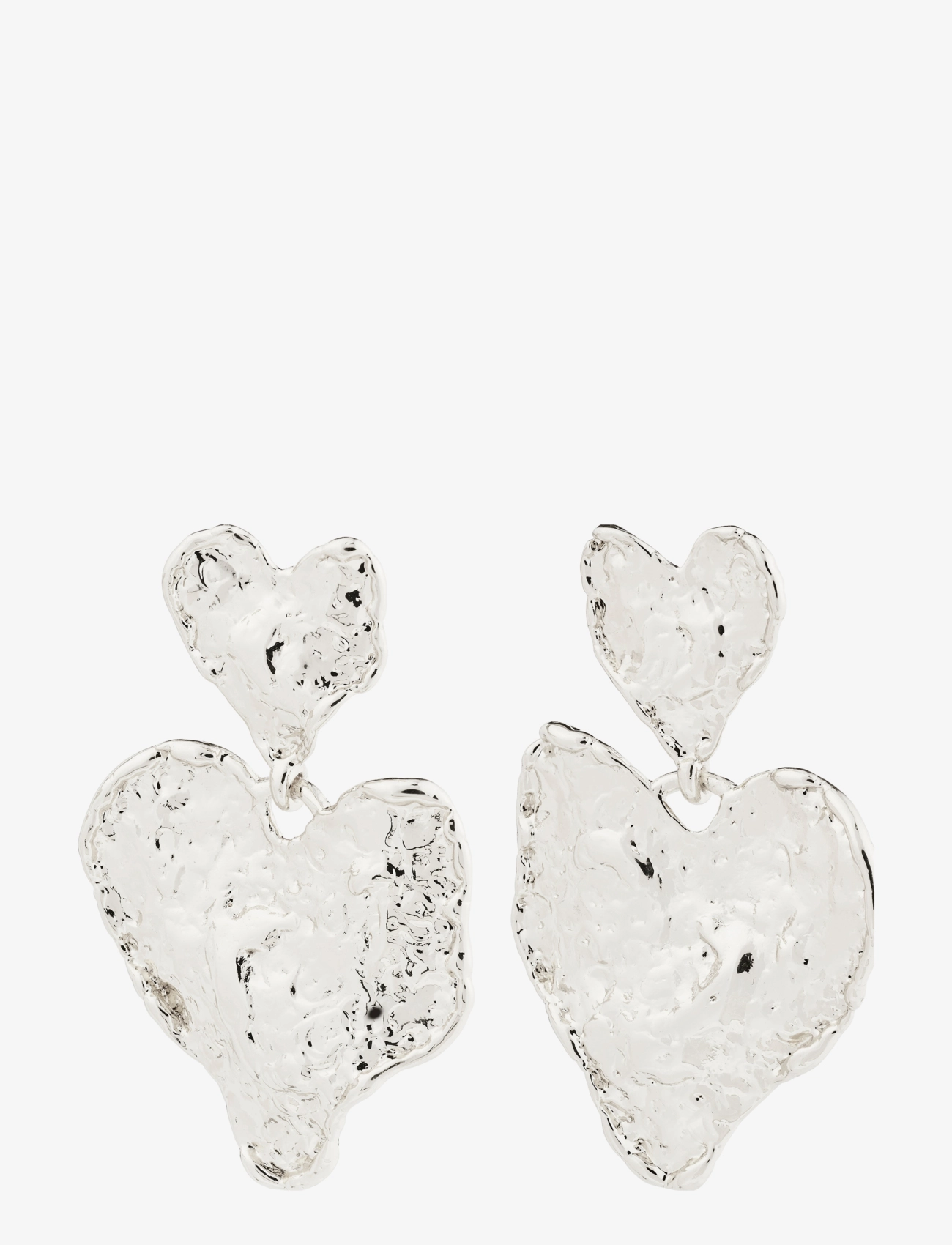 Pilgrim RYAN recycled earrings - Aksessuaarid - SILVER PLATED / silver