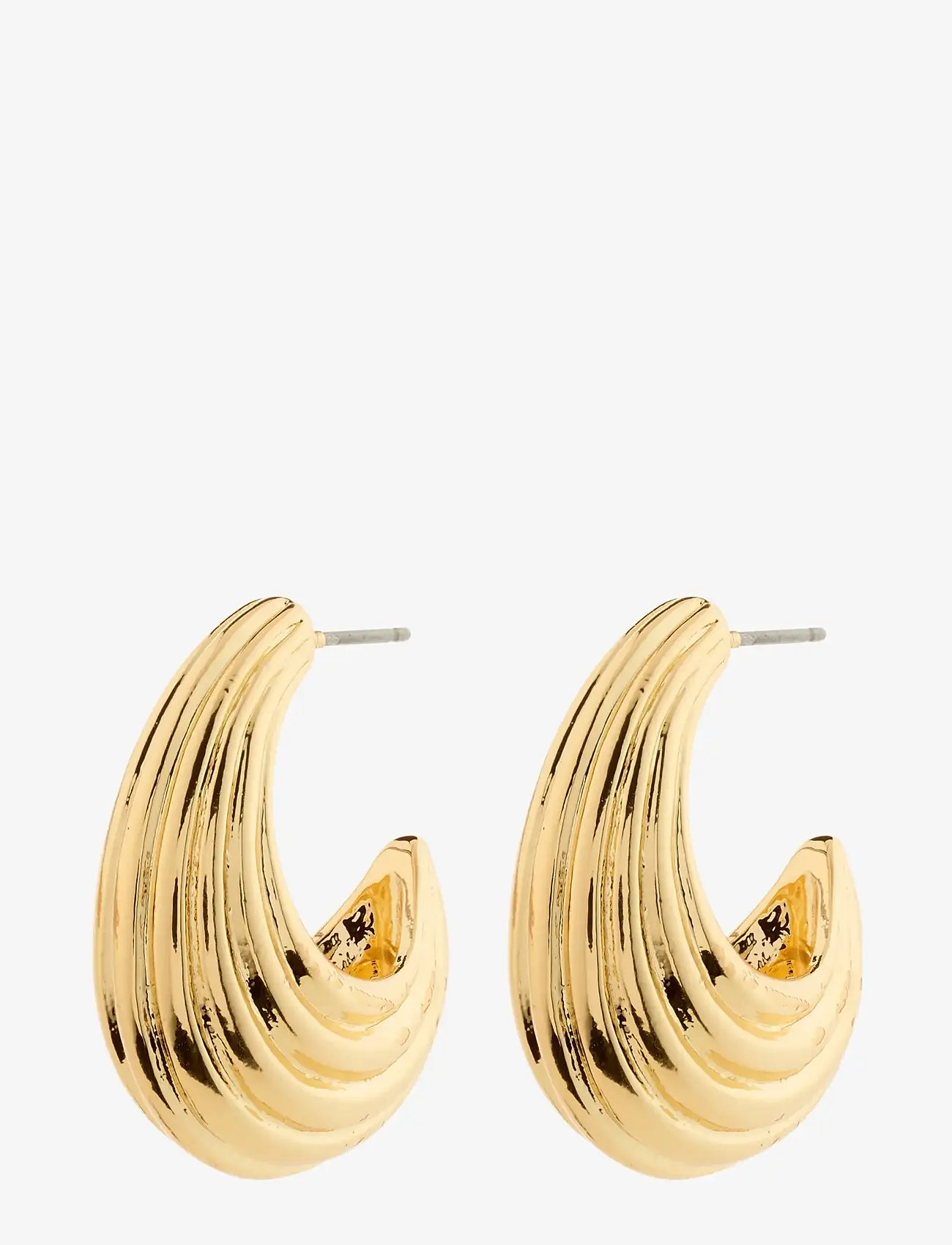 Pilgrim - ASLE earrings - creoler & hoops - gold plated - 1