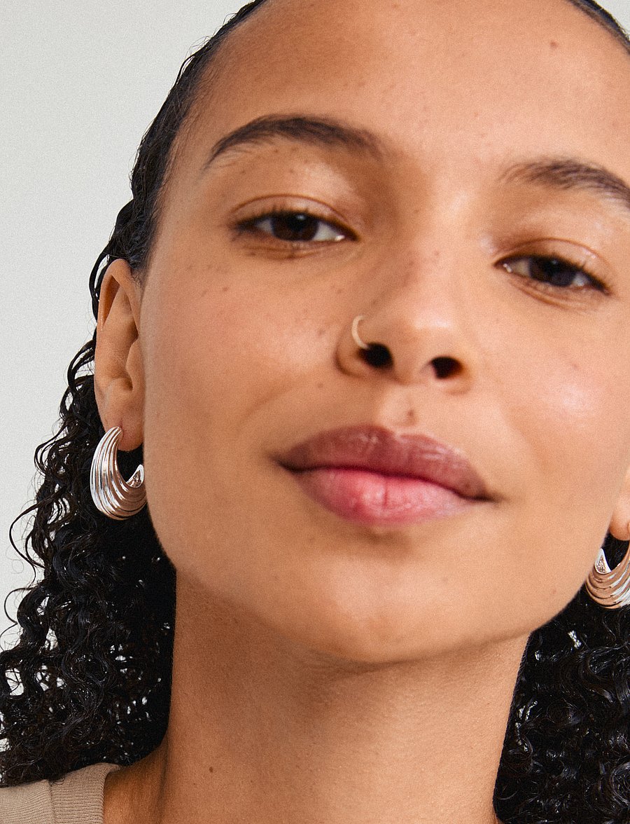Pilgrim - ASLE earrings - silver plated - 0