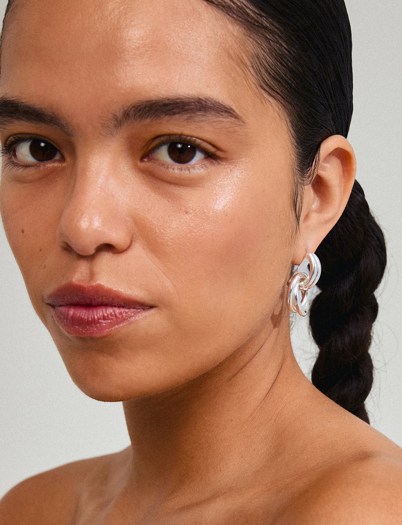 AGNI earrings - SILVER PLATED