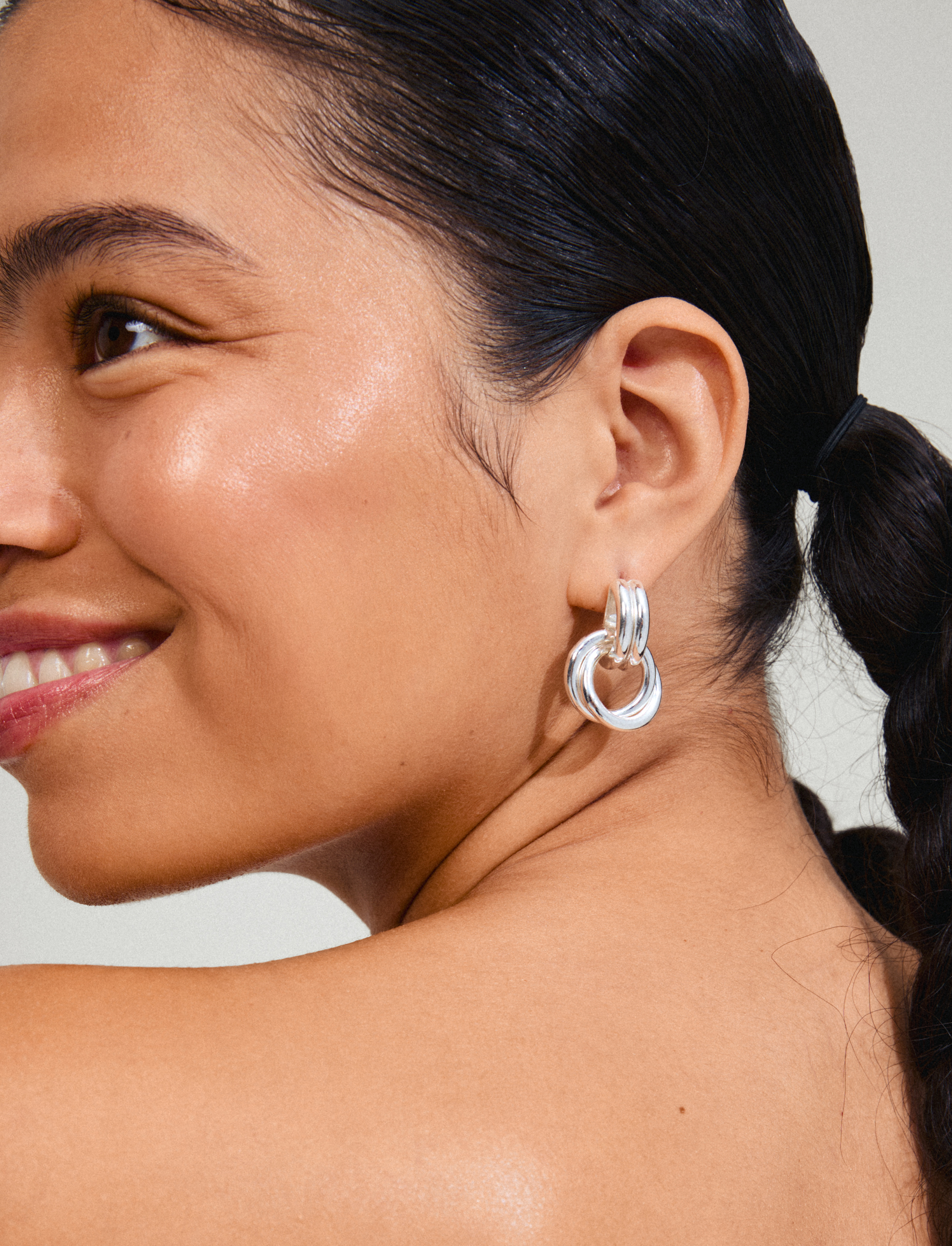 Pilgrim - AGNI earrings - silver plated - 2