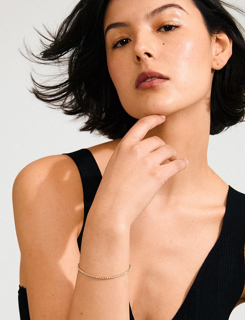 Pilgrim - ARASH crystal bracelet gold-plated - kettenarmbänder - gold plated - 0