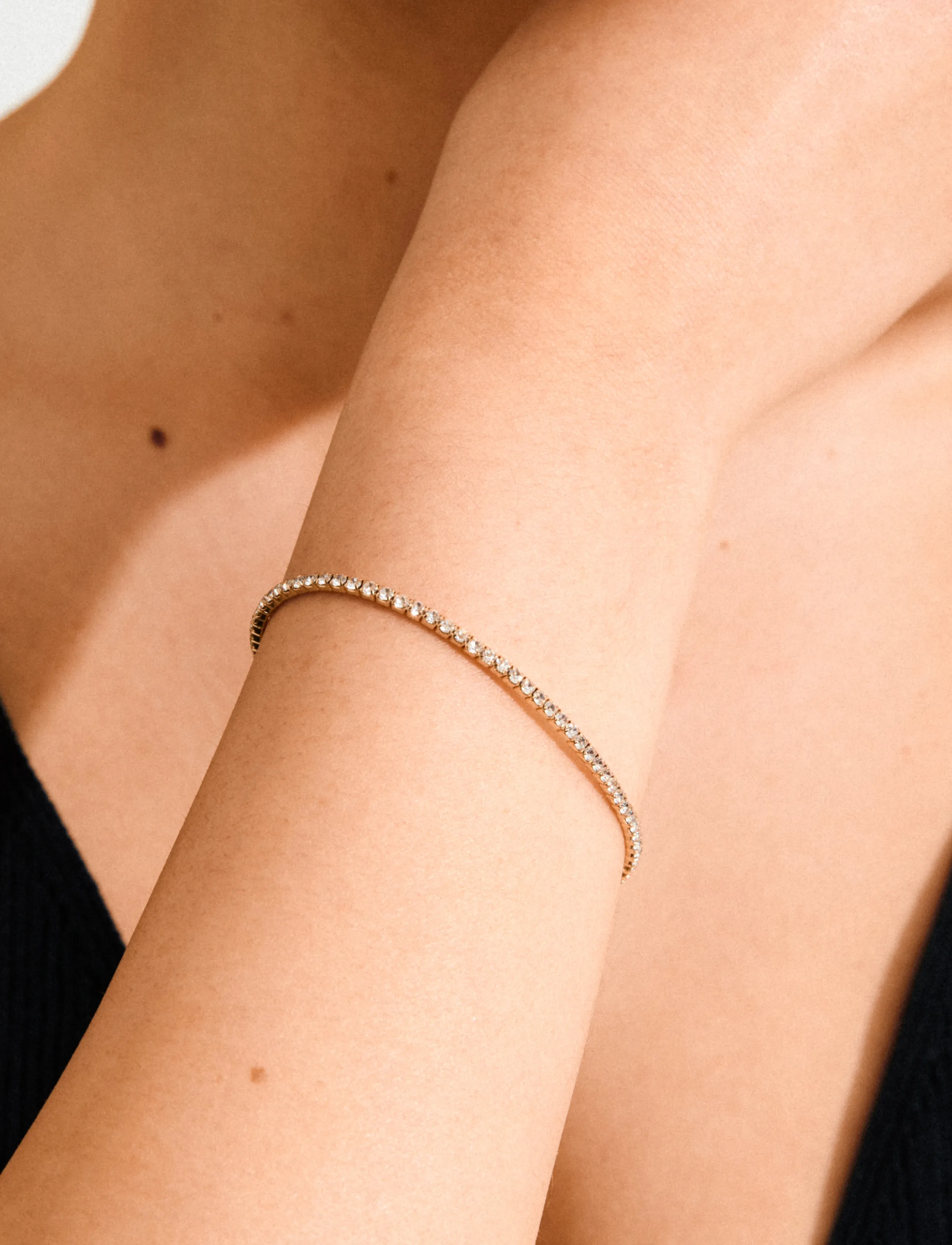 Pilgrim - ARASH crystal bracelet gold-plated - kettingarmbanden - gold plated - 2