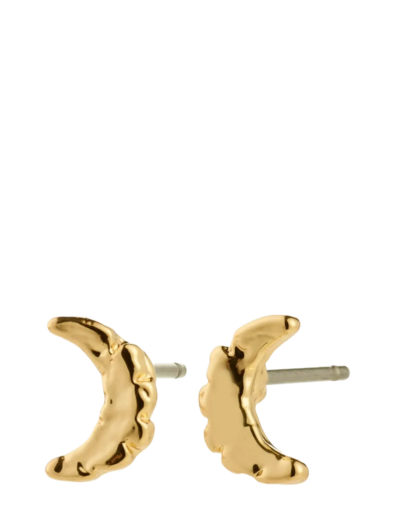 Pilgrim BETWEEN moon earrings gold-plated - Örhängen - GOLD PLATED / gold
