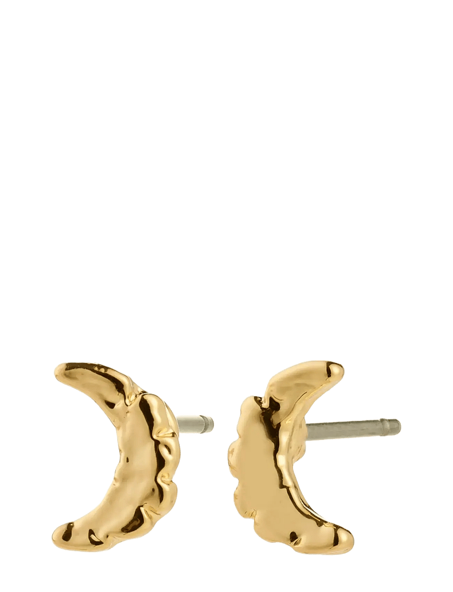 Pilgrim - BETWEEN moon earrings gold-plated - neet-kõrvarõngad - gold plated - 1