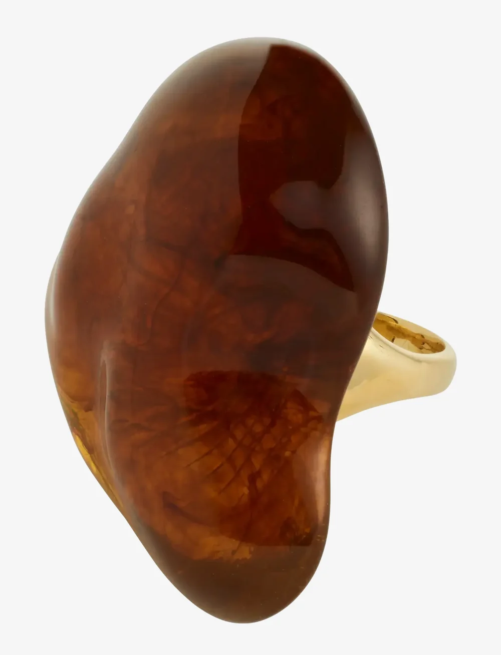 Pilgrim - LIAN ring gold-plated/brown - confirmation - gold plated - 1