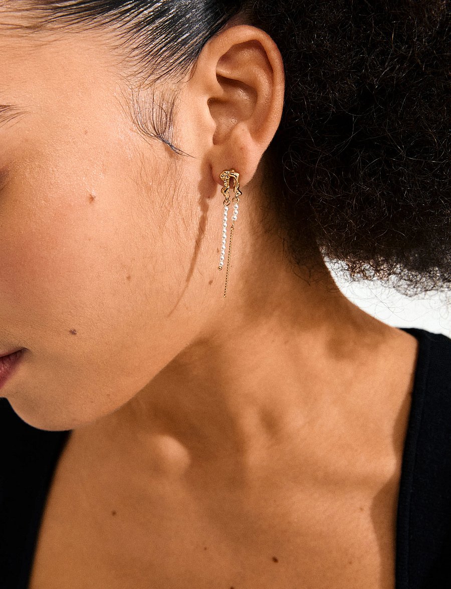 Pilgrim - VINCENT earrings gold-plated - gold plated - 2