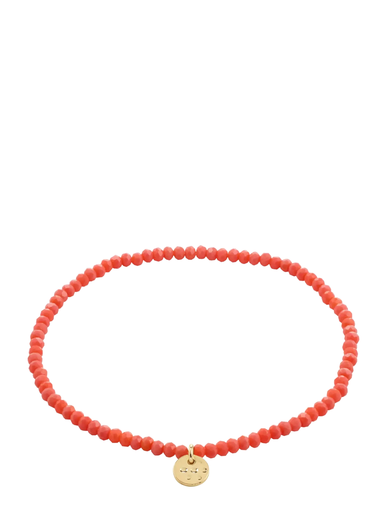 Pilgrim INDIE bracelet peach, gold-plated - Fête des Mères - GOLD PLATED / coral
