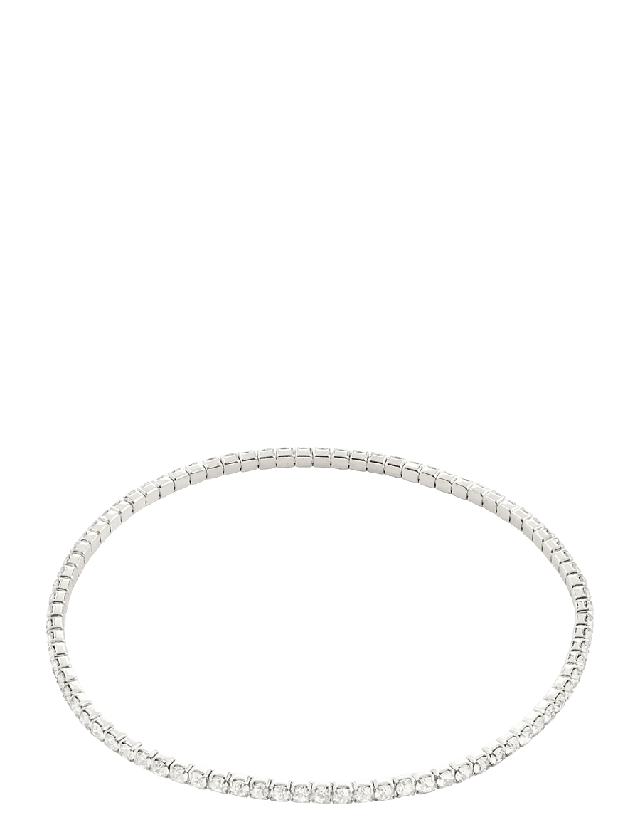 Pilgrim - ARASH crystal bracelet silver-plated - bransoletki łańcuszkowe - silver plated - 1