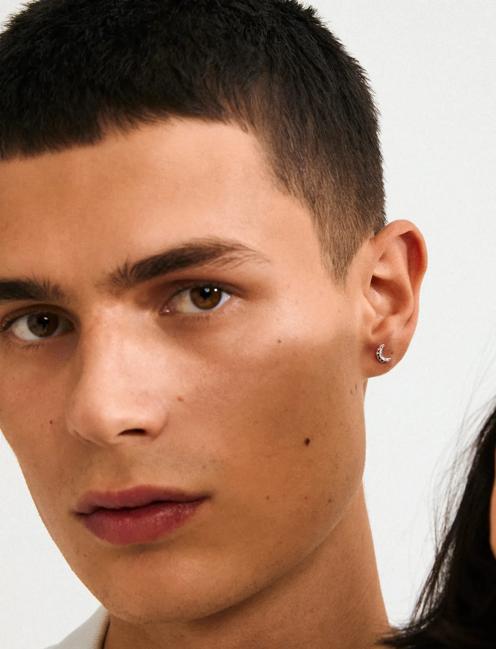 Pilgrim - BETWEEN moon earrings silver-plated - stud earrings - silver plated - 4