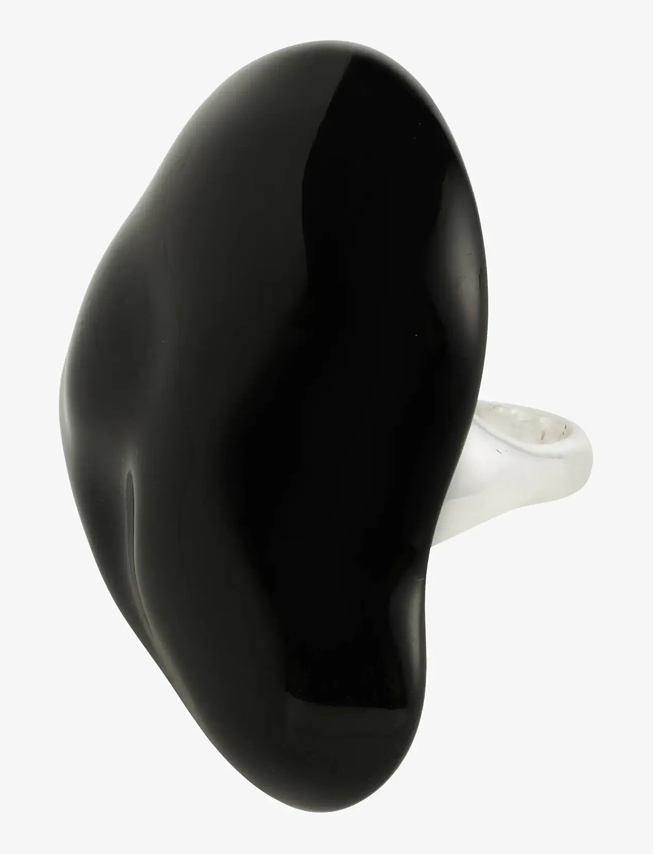 Pilgrim - LIAN ring silver-plated/black - silver plated - 1