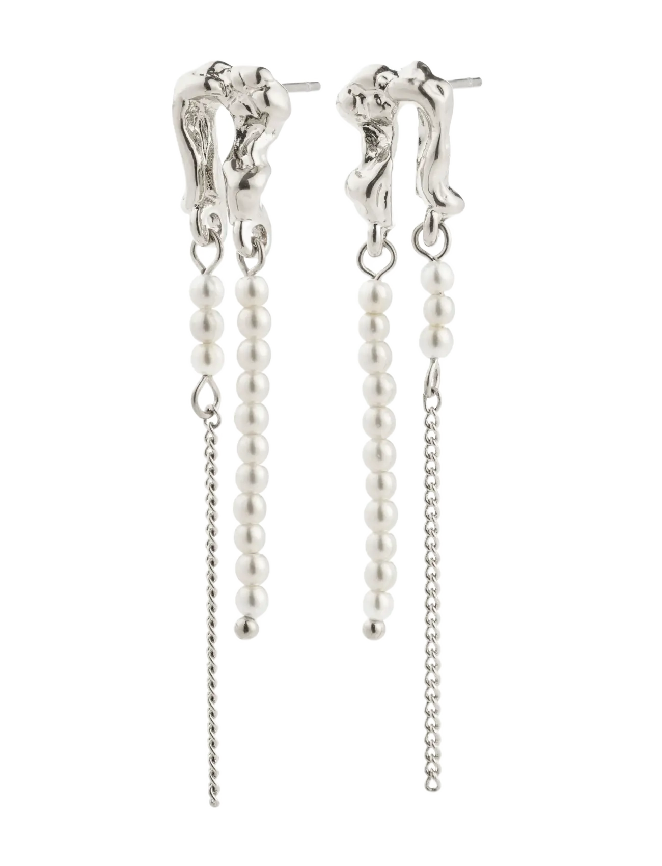 Pilgrim VINCENT earrings silver-plated - Örhängen - SILVER PLATED / silver