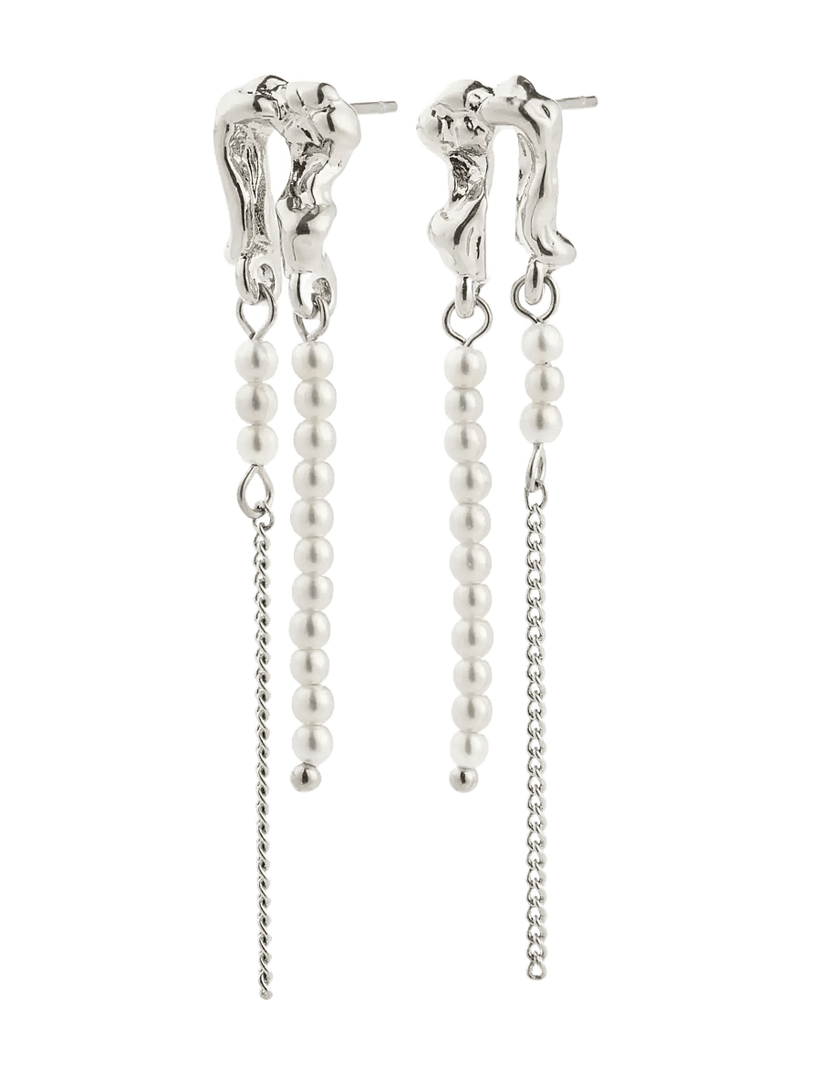 Pilgrim - VINCENT earrings silver-plated - silver plated - 1