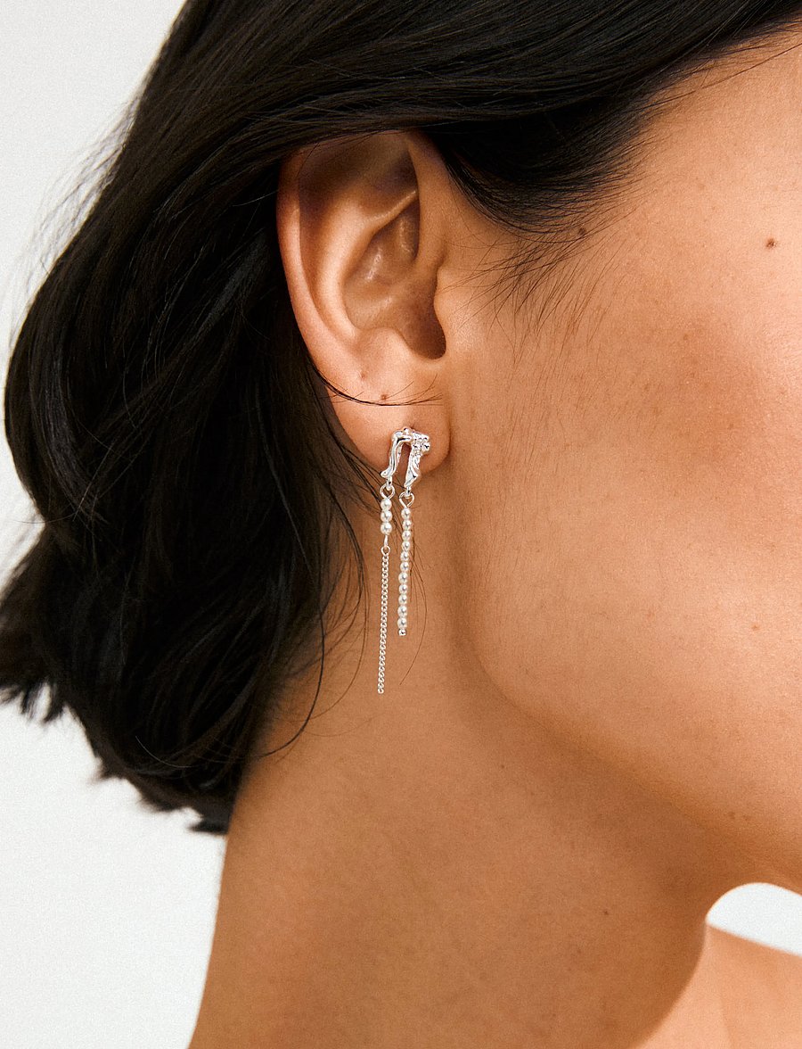 Pilgrim - VINCENT earrings silver-plated - silver plated - 2
