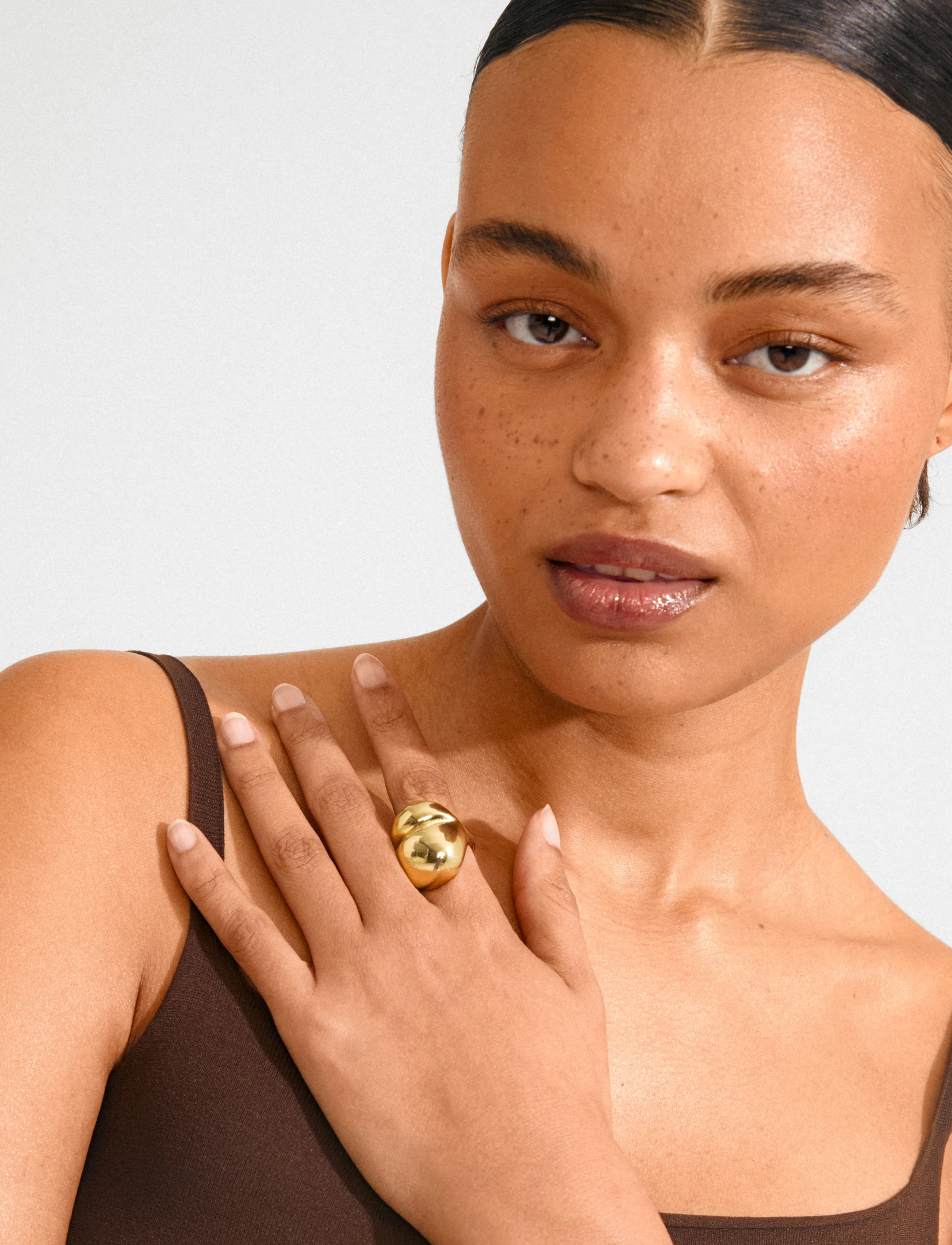 Pilgrim - MADDIX ring gold-plated - gold plated - 0
