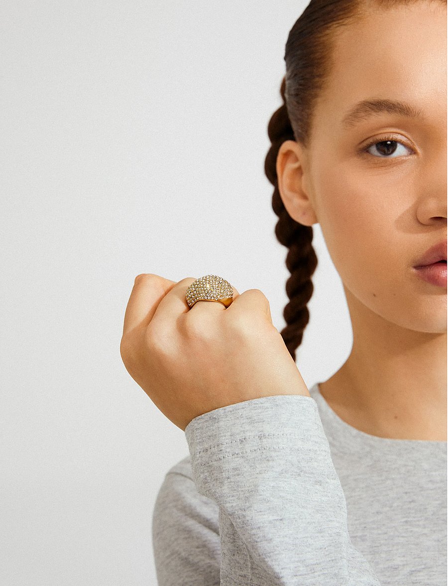 Pilgrim - LAEL ring gold-plated - gold plated - 0