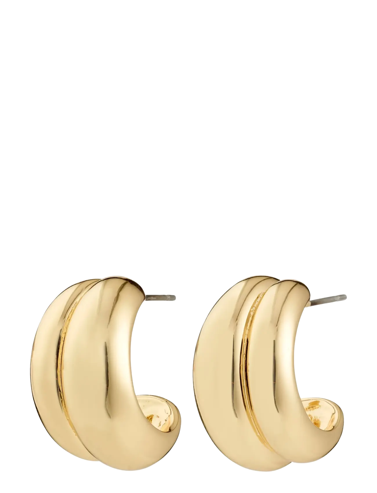 MIKO earrings gold-plated - GOLD PLATED