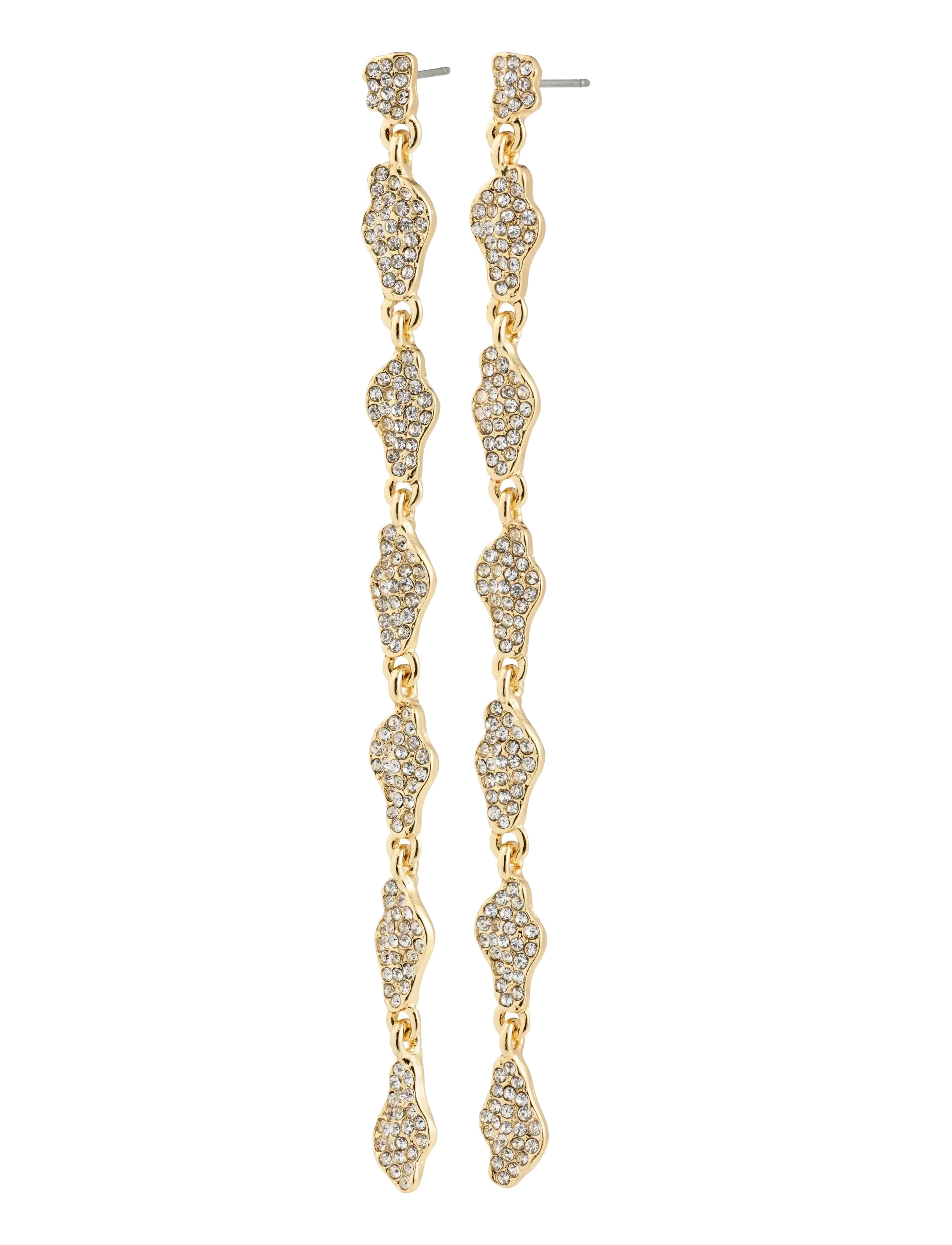 BASIL earrings gold-plated - GOLD PLATED