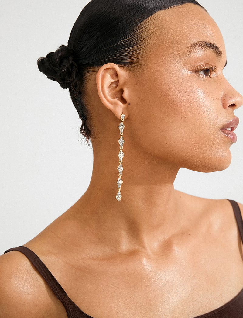 Pilgrim - BASIL earrings gold-plated - statement earrings - gold plated - 2