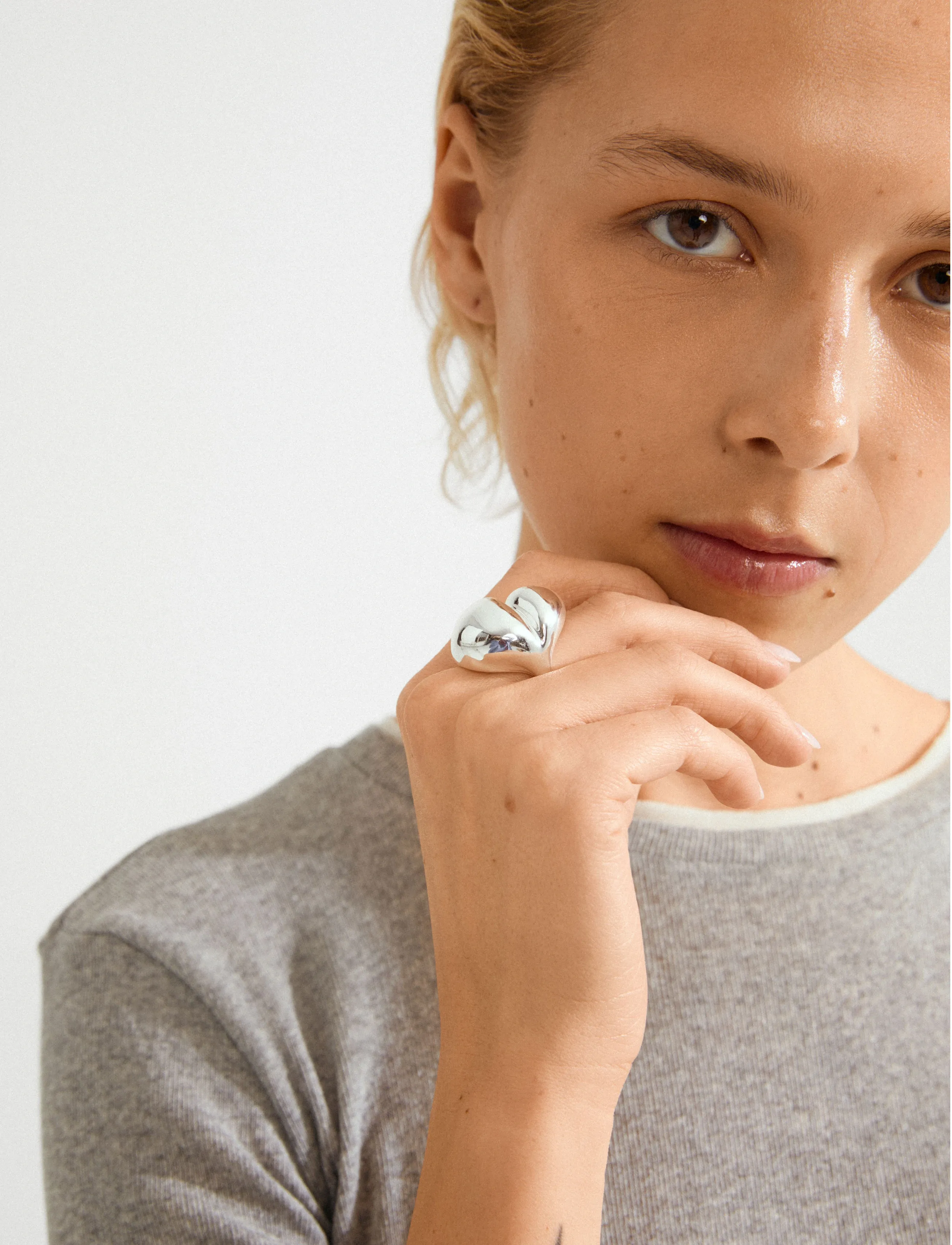 Pilgrim - MADDIX ring silver-plated - peoriided outlet-hindadega - silver plated - 2