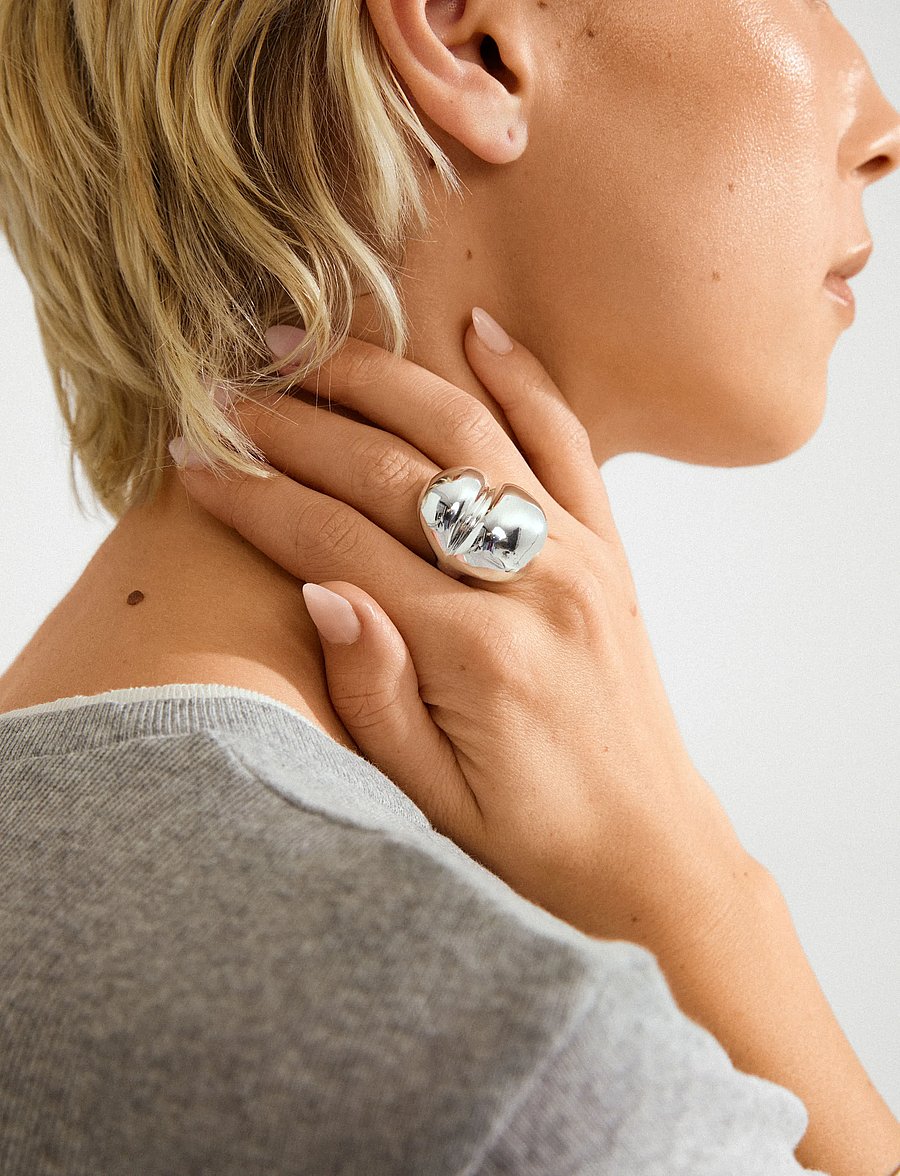Pilgrim - MADDIX ring silver-plated - confirmation - silver plated - 3