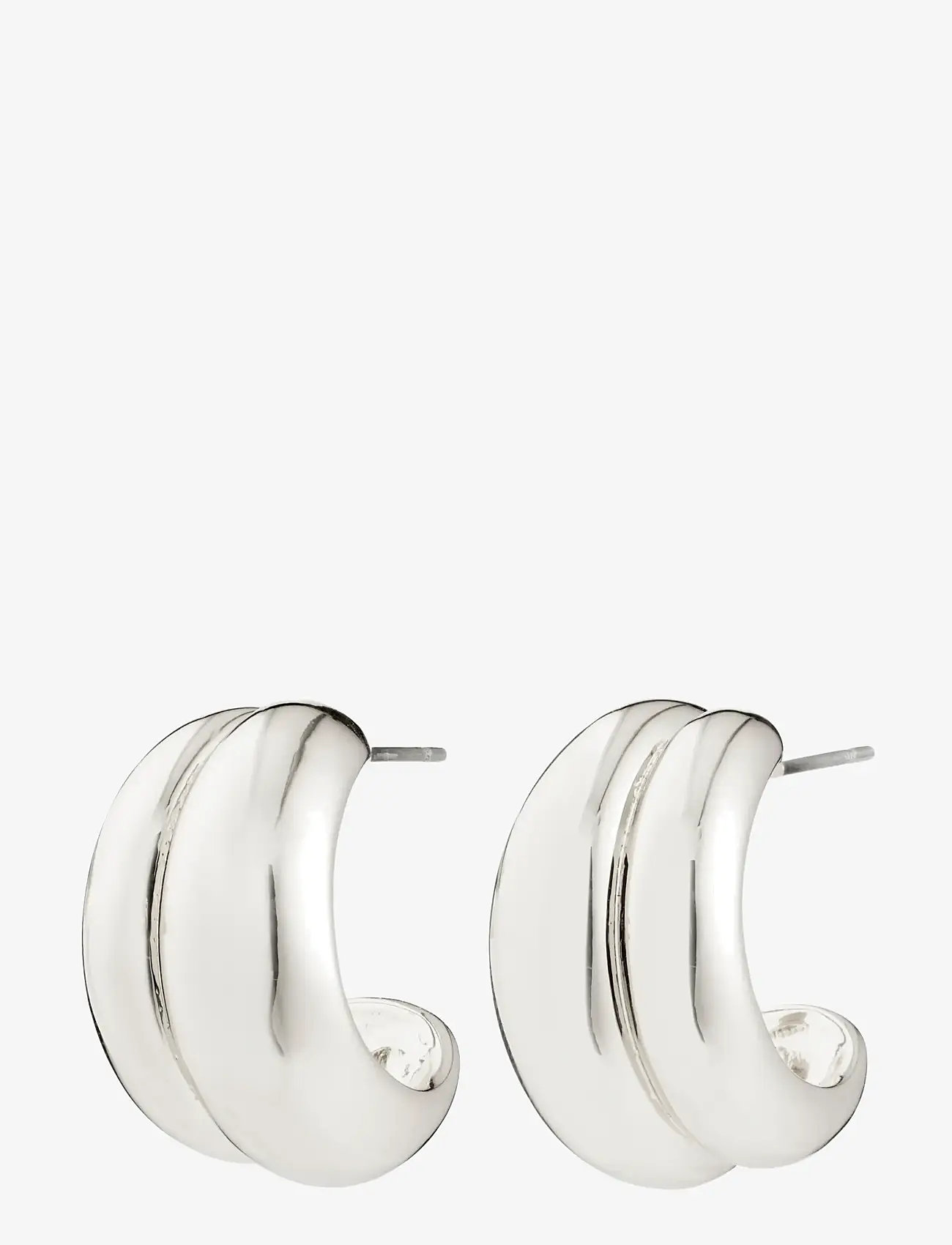 Pilgrim - MIKO earrings silver-plated - rippuvad kõrvarõngad - silver plated - 1