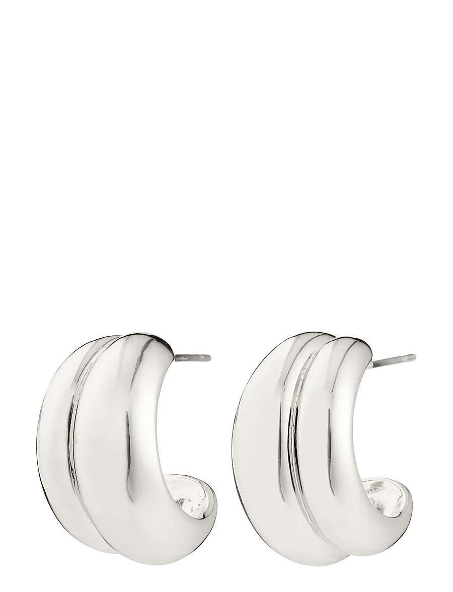 Pilgrim - MIKO earrings silver-plated - hängande örhängen - silver plated - 1