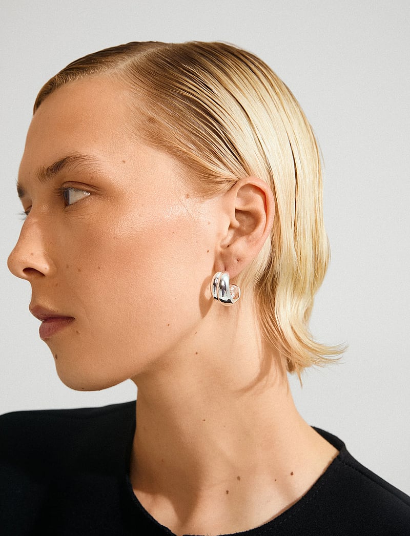 Pilgrim - MIKO earrings silver-plated - rippuvad kõrvarõngad - silver plated - 2