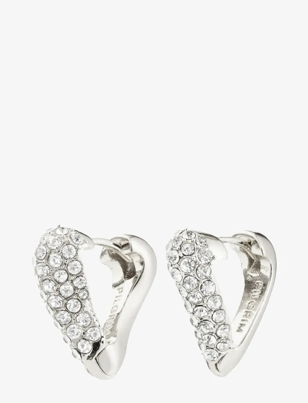Pilgrim - SOUL earrings silver-plated - hoops - silver plated - 1