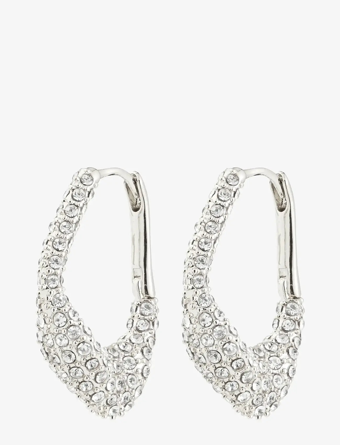 Pilgrim - FENIX earrings silver-plated - creoler & hoops - silver plated - 1