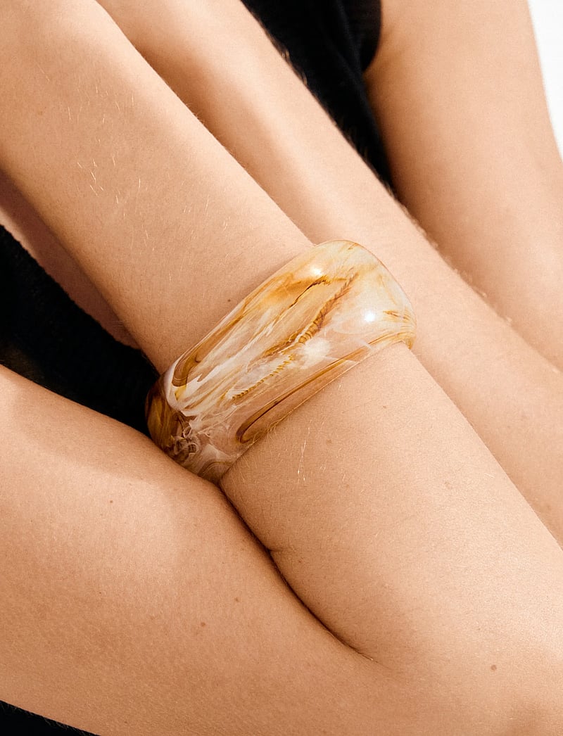 Pilgrim - AASE bracelet creamy - bangles - white - 2