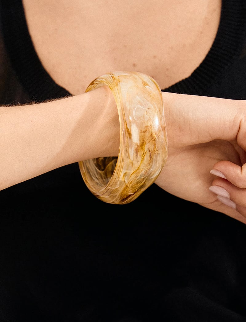 Pilgrim - AASE bracelet creamy - bangles - white - 3