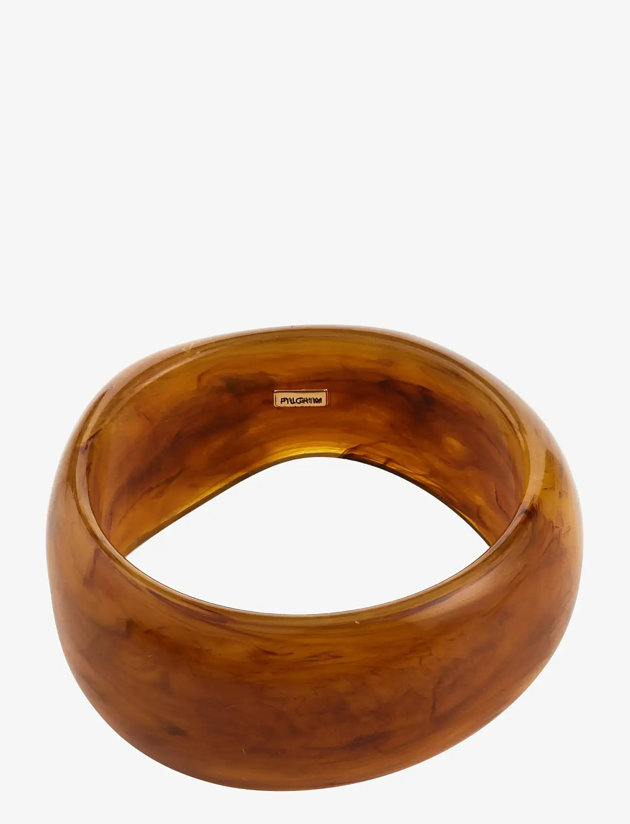 Pilgrim - AASE bracelet amber - bangles - brown - 1