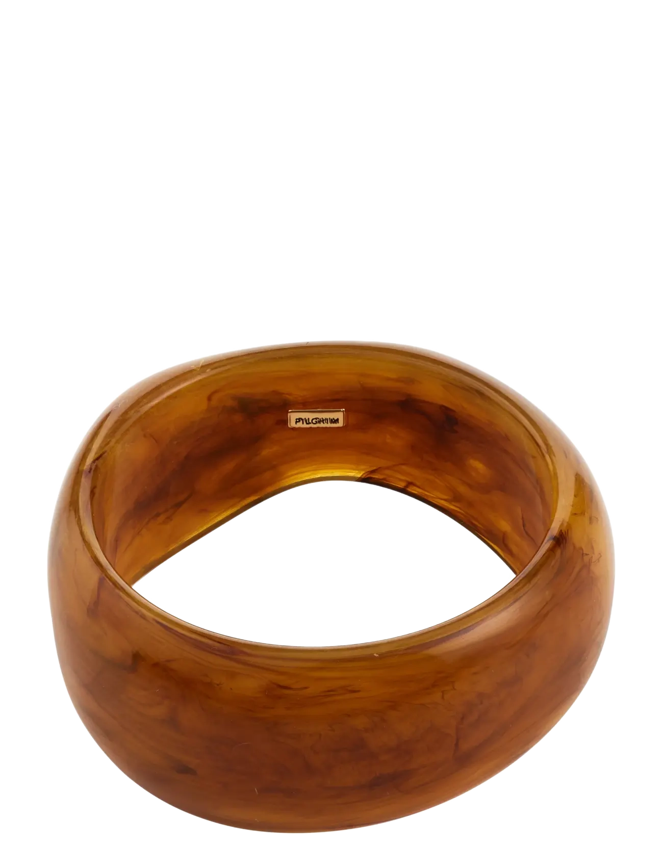 Pilgrim AASE bracelet amber - Festtøj - BROWN / brown