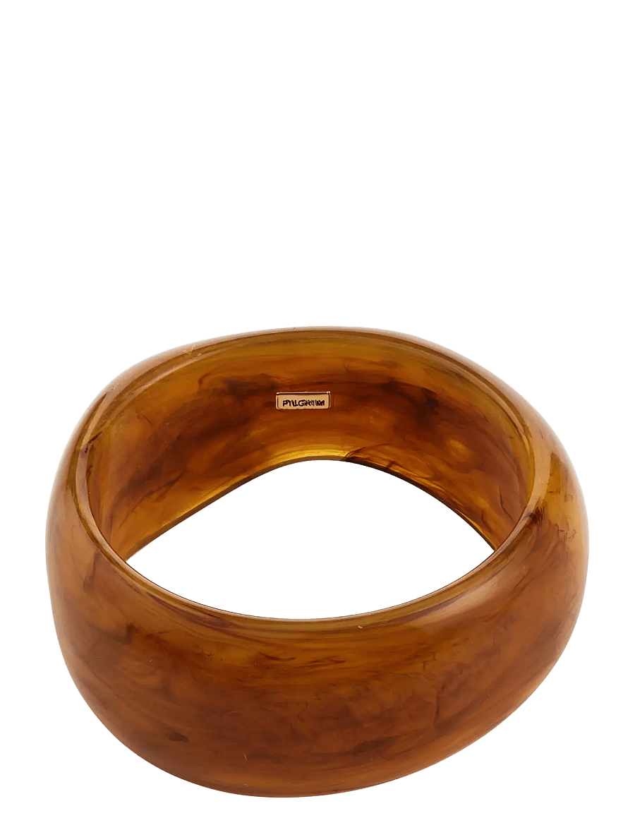 Pilgrim - AASE bracelet amber - rengasrannekorut - brown - 1