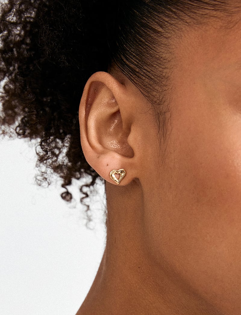 Pilgrim - IRIS earrings gold-plated - Ørestikker - gold plated - 1