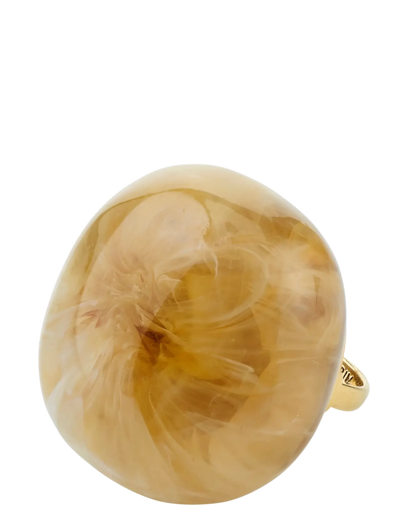 AASE ring gold-plated - GOLD PLATED