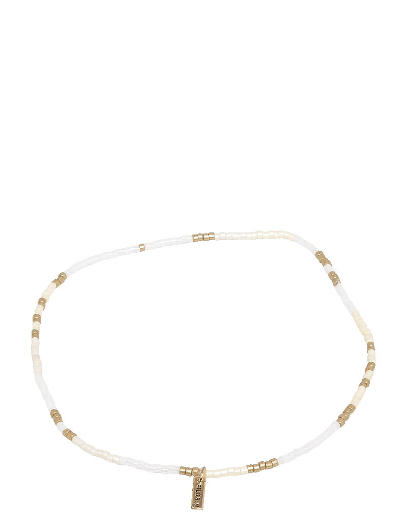 Pilgrim - ALISON ankle chain white, gold-plated - konfirmationstøj - gold plated - 1