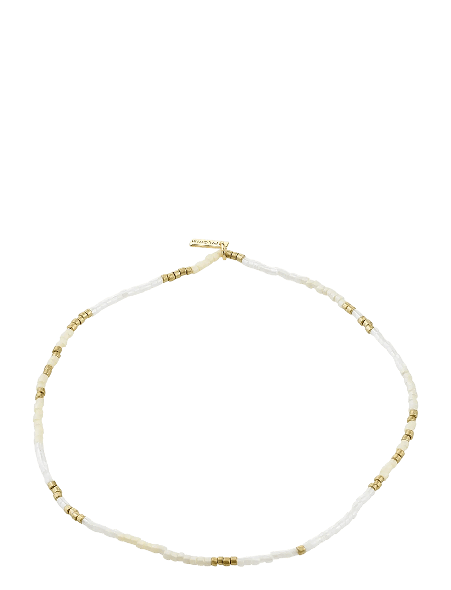 Pilgrim - ALISON ankle chain white, gold-plated - konfirmation - gold plated - 1