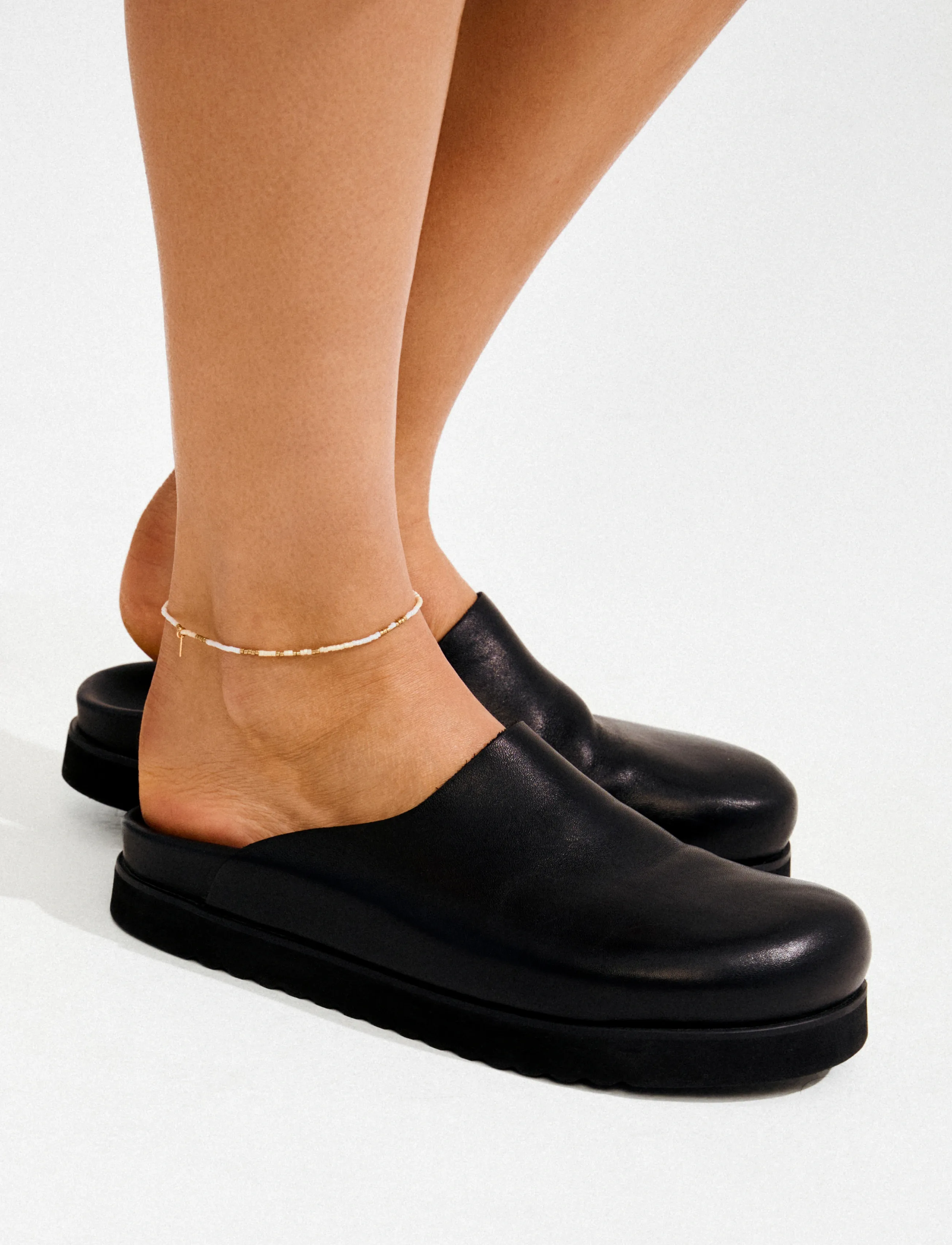 Pilgrim - ALISON ankle chain white, gold-plated - gold plated - 0