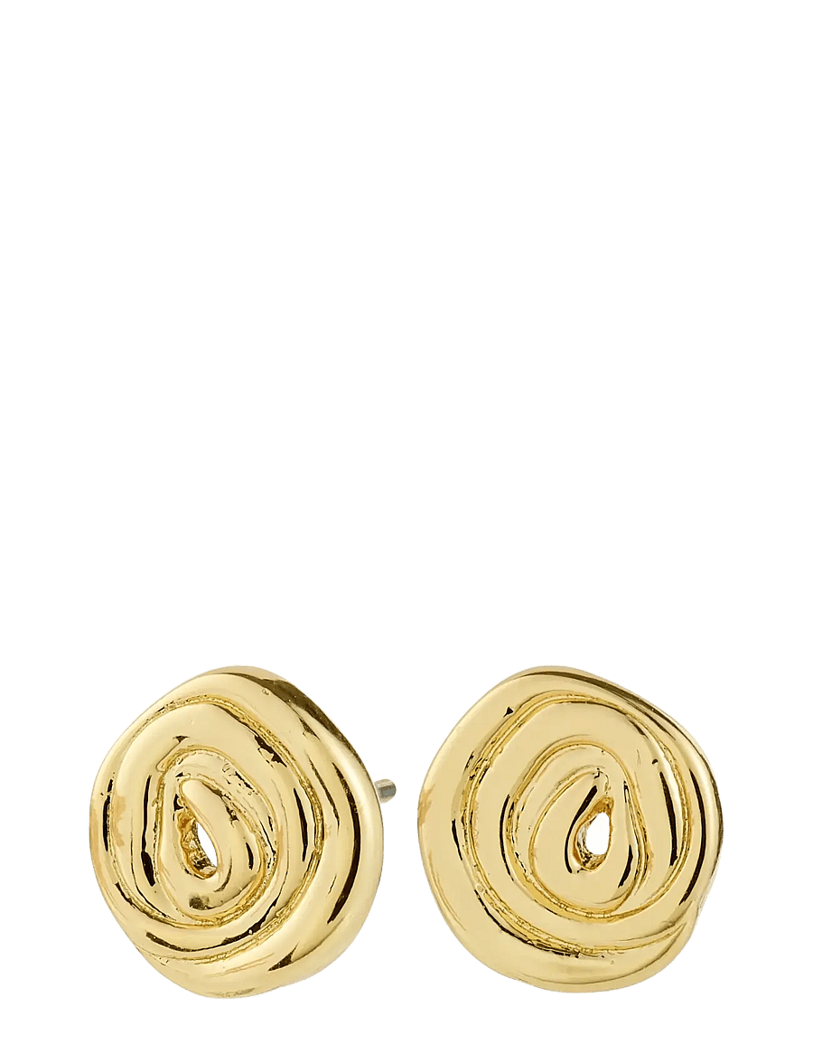 Pilgrim - AIR earrings gold-plated - små øredobber - gold plated - 1